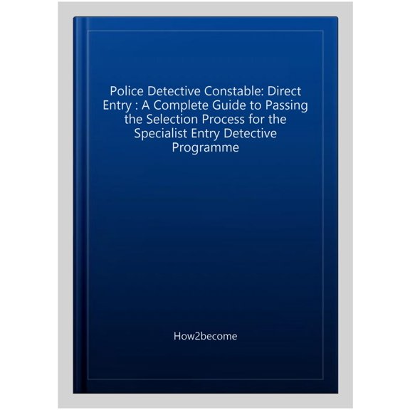 Police Detective Constable: Direct Entry