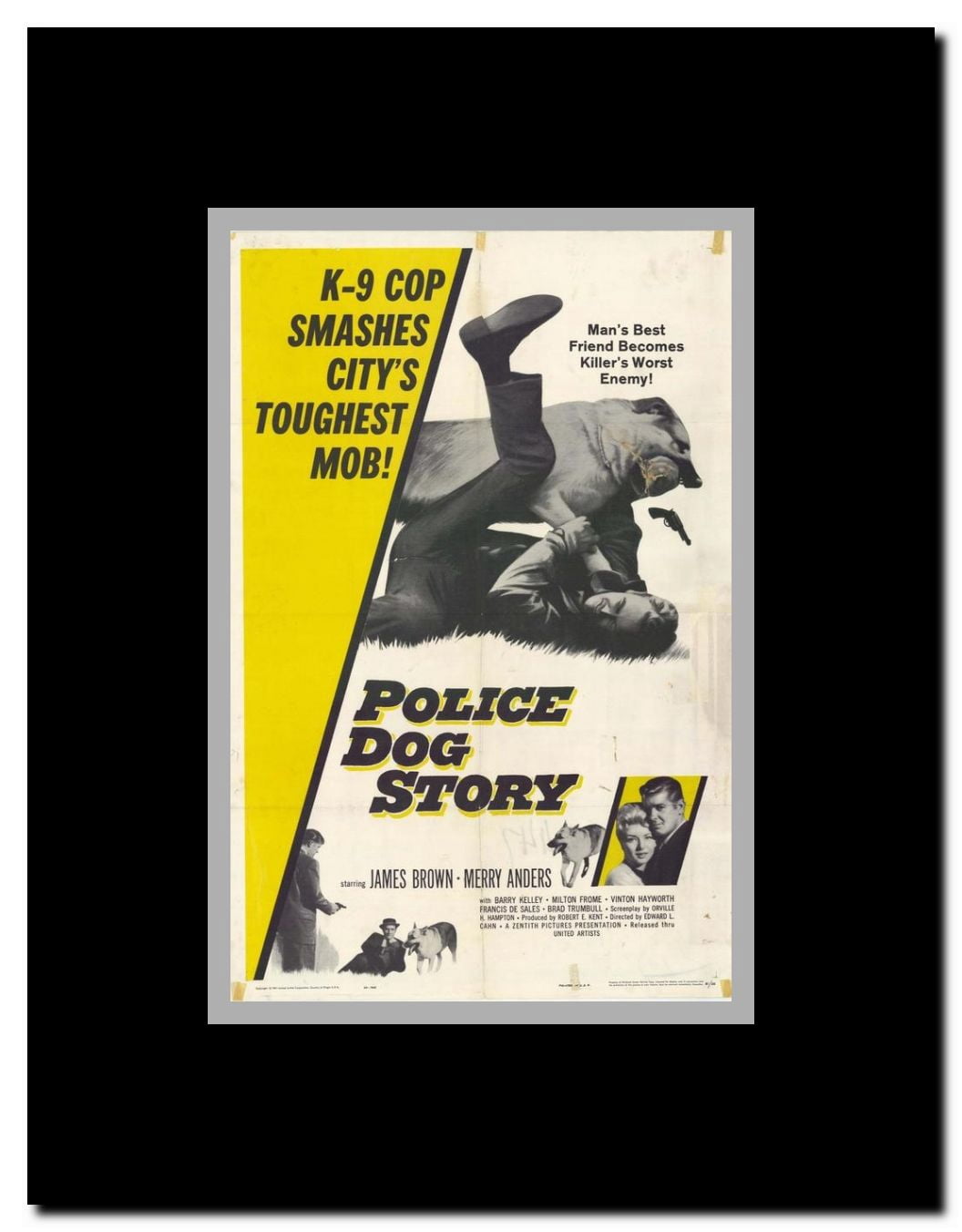 Police Dog Story Framed Movie Poster