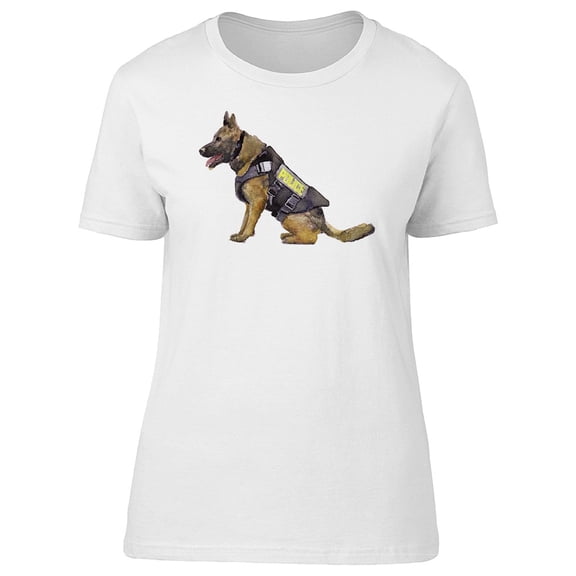 Police Dog  T-Shirt Men -Image by Shutterstock, Male Medium