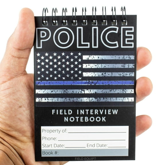 Police Field Incident Report Notepads: Templated Forms With All the Information You Need (6 pack)
