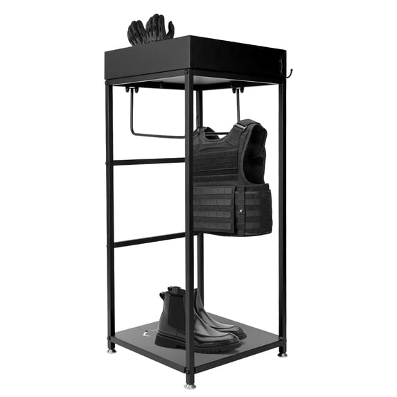 Law Enforcement Racks Police Gear Rack Wall Mounted, Tactical Gear Stand for Law Enforcement ...