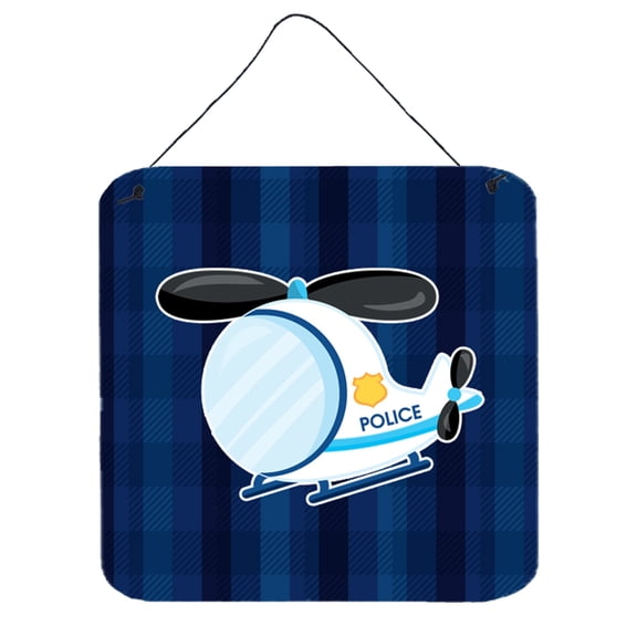 Police Helicopter Wall or Door Hanging Prints