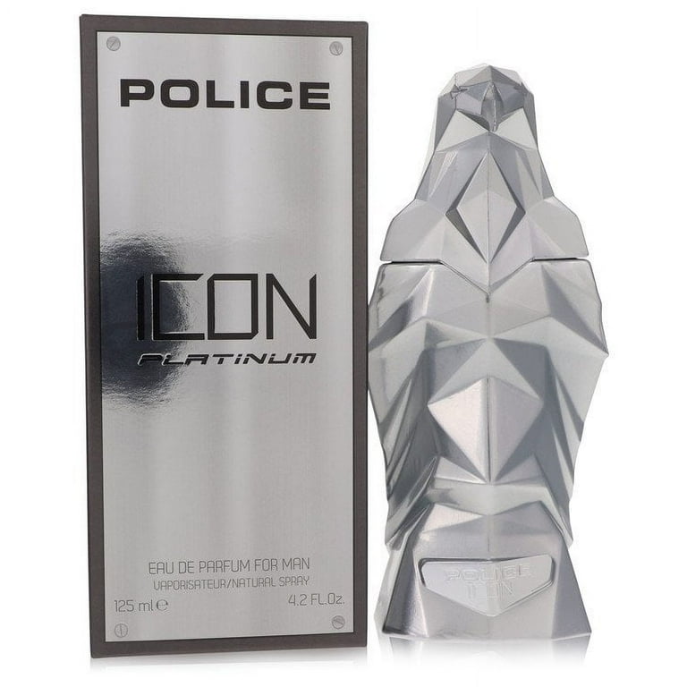 Police Icon Platinum Eau De Parfum Spray By Police Colognes Police Icon Platinum Eau De Parfum Spray By Police Colognes