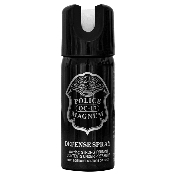 Police Magnum Pepper Spray Night Self defense, Glow in the Dark Twist Lock  1ct. 2oz