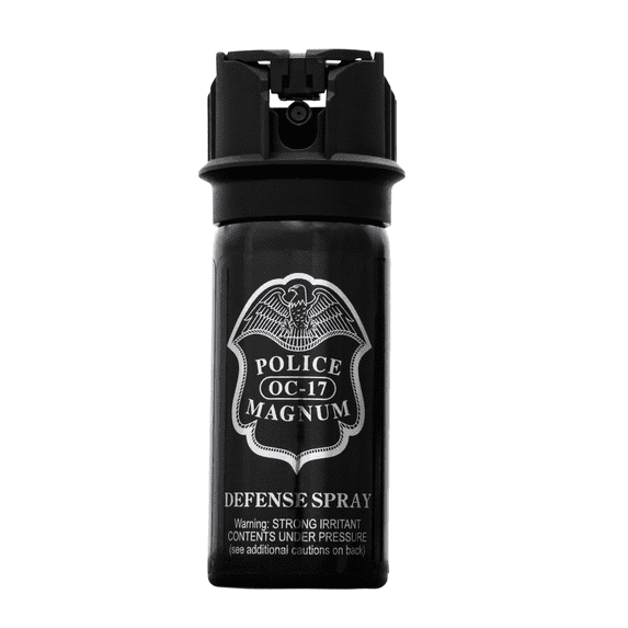 Police Magnum Pepper Spray Self defense Protection, Flip Top Stream 1ct. 2oz