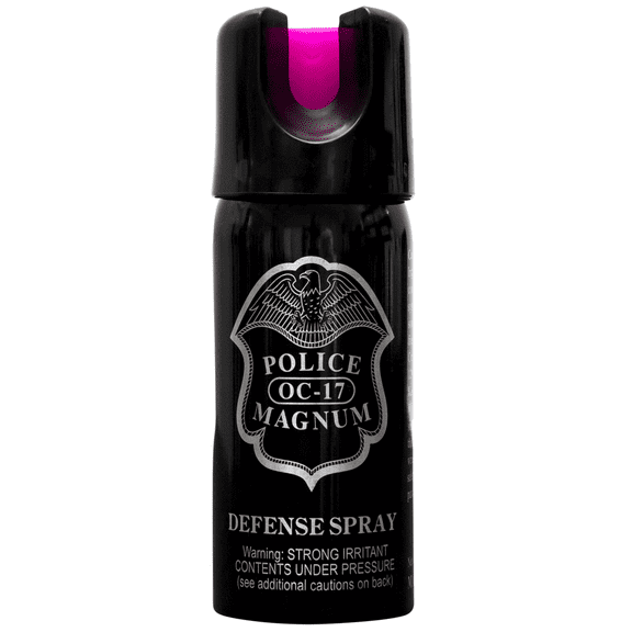 Police Magnum Portable Pepper Spray Self defense, Hot Pink Twist Lock  1ct. 2oz