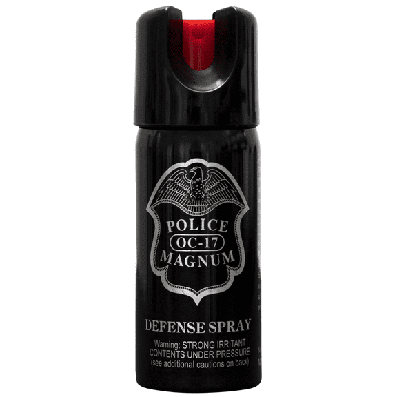 Police Magnum Portable Pepper Spray Self defense, Red Twist Lock  1ct. 2oz