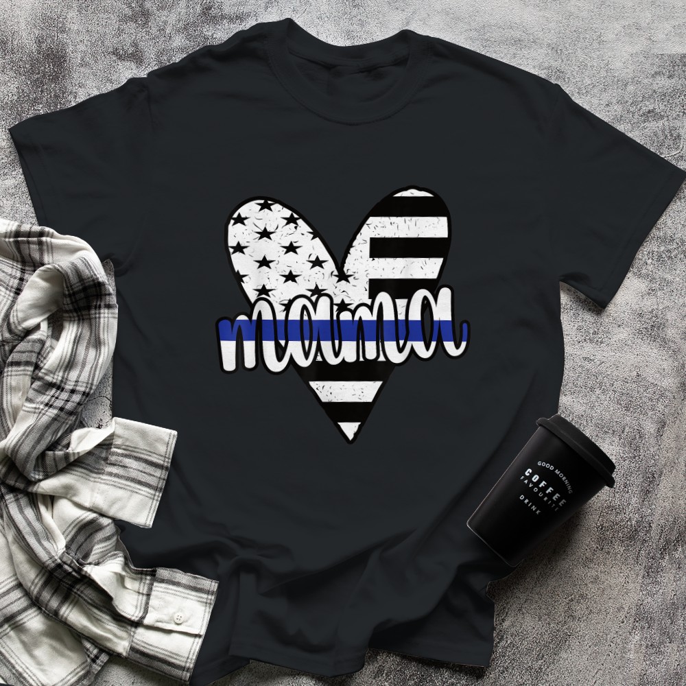 Proud Police Officer Mom Vinyl Decal - Blue Line Badge Sticker For Car, Laptop, Or Window 5 thumbnail image