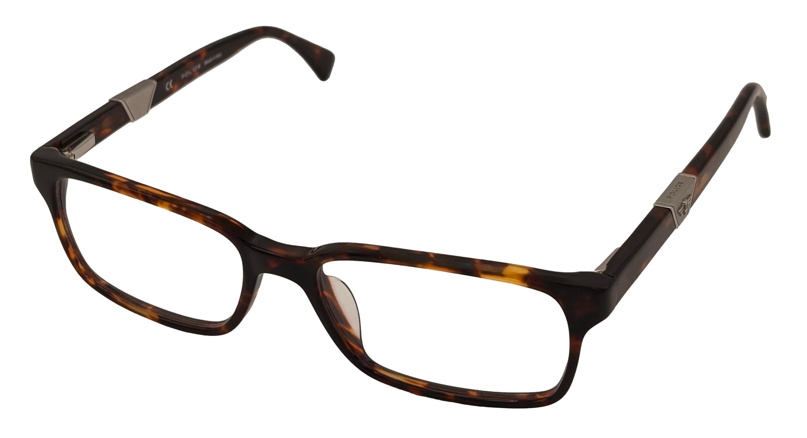 Police‎ Eyeglasses Frames V1791 COL. 722 Grey Brown Rectangular 51-19-135 H15596 Police Origins Lite 21 VPLN16 Tortoise Prescription Eyeglasses main image 3