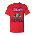 thumbnail image 1 of Police Mom Some People Wait A Hero I Raised Mine Funny DT Adult T-Shirt Tee, 1 of 2