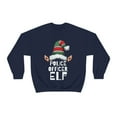 thumbnail image 1 of Police Officer Elf Unisex Sweatshirt, S-2XL Christmas Cop Elves, 1 of 9