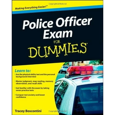 Pre-Owned Police Officer Exam for Dummies (Paperback) 0470887249 9780470887240