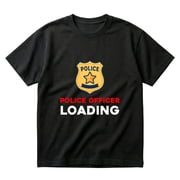 Police Officer Loading Policemen Outfit Future Cop Gift Cadet T-Shirt