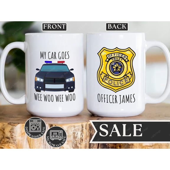 Police Officer Mug New Police Officer Gifts Personalized Police Academy Graduation Gift Po