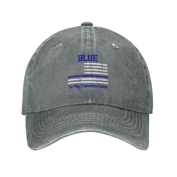 Police Officer Thin Blue Line Lives Matter Unisex Adjustable For Hat Baseball Cap Casquette