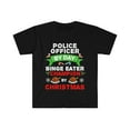 thumbnail image 1 of Police Officer by day Binge Eater by Christmas Unisex T-shirt S-3XL, 1 of 2