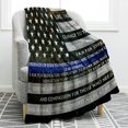 thumbnail image 1 of Police Officers Prayer Blanket Gifts for Men Kids Boys Home Bedroom Living Room Decor Soft Cozy Lightweight Plush Throw Blankets 60"x80", 1 of 6