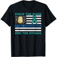 thumbnail image 1 of Police PTSD Awareness Law Enforcement Mental Health Support T-Shirt, 1 of 4