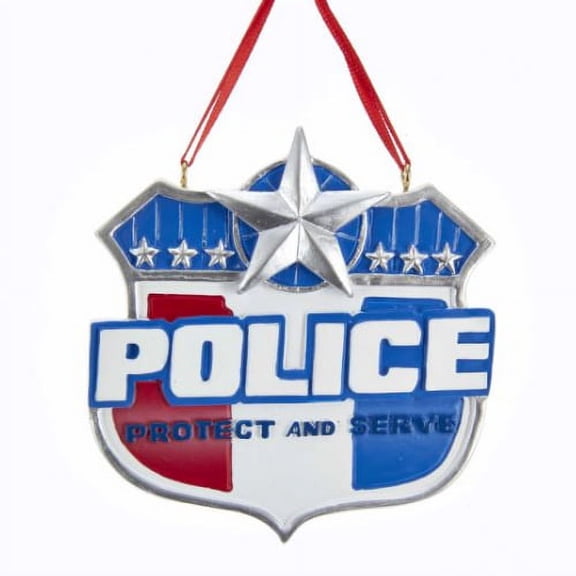 Police Protect and Serve Ornament