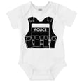 thumbnail image 1 of Police Protection Vest Security Gear Romper Boys or Girls Infant Baby Brisco Brands NB, 1 of 6