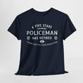 Police Retirement Gift Cop Shirt 'A Five Stars Policeman Has Retired