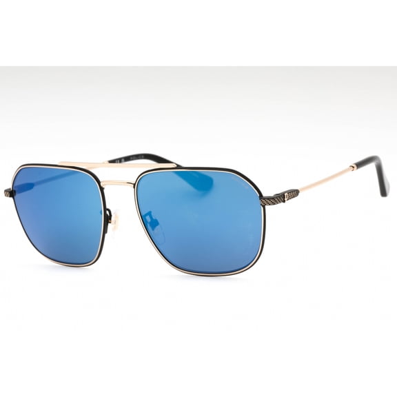 Police SPLF64 300B Men's Black Gold Full Rim 57mm Frame Sunglasses