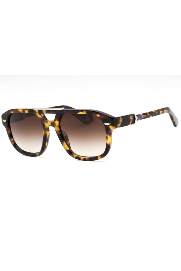 SPLL19 0744 Men's Tortoise Plastic Full Rim Sunglasses