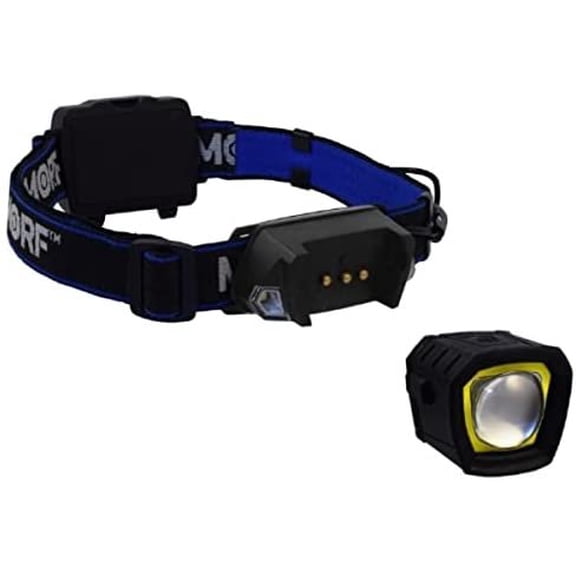 Police Security 98730 Blackout R 850 Lumens Rechargeable LED Headlamp