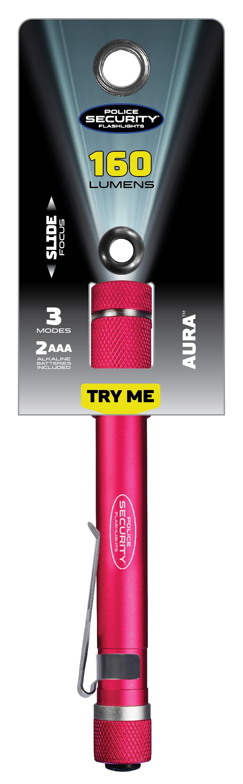 Police Security Aura Pink Penlight