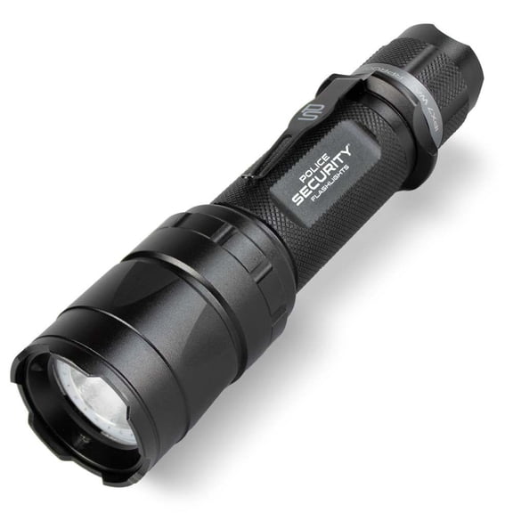 Police Security Trac Tact-Rx 1500 Lumens 21700 Battery Powered Uv Flashlight