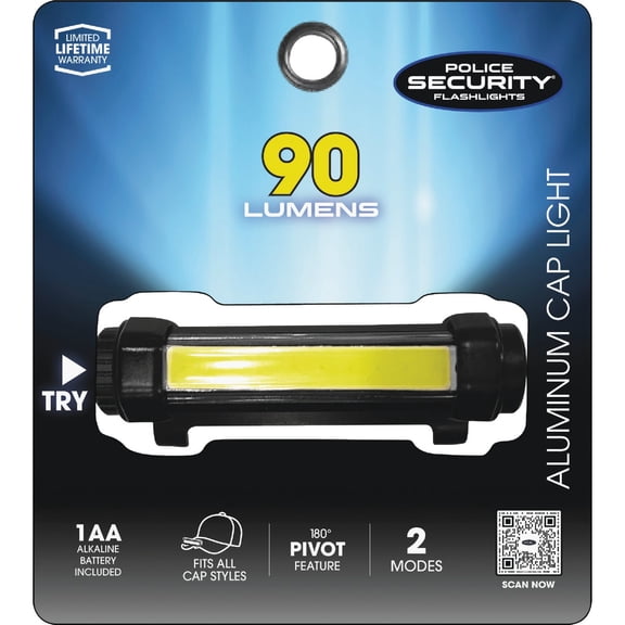 Police Security LED Cap Light - Pack of 8