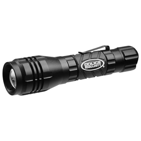 Police Security - Elite 700 Lumen LED Flashlight - Black