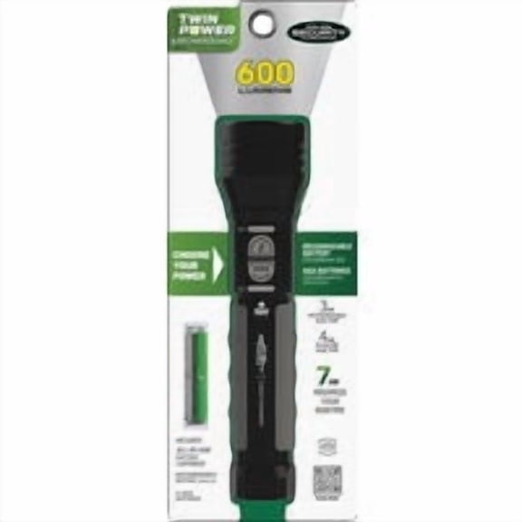 Police Security Twin Power 600 Lm. LED Flashlight - Pack of 10