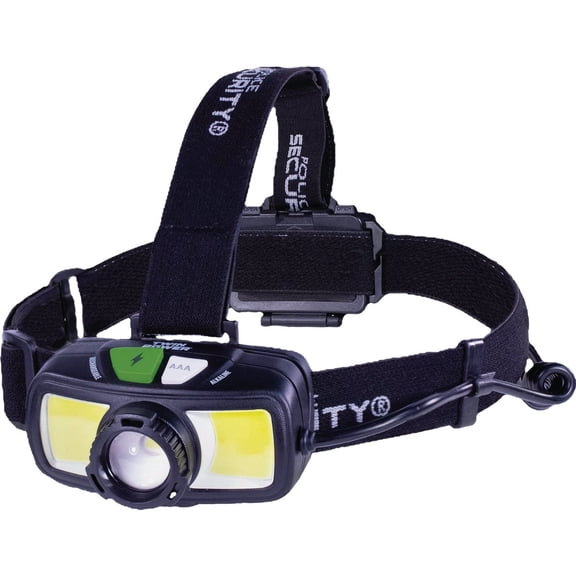 Police Security Twin Power LED Headlamp - Pack of 2