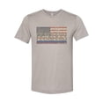 thumbnail image 1 of "Police Shirt, Fearless, Blue Line Shirt, Unisex, Soft Bella Canvas, Sublimation, Trendy Shirts, Vintage T, Gift For Police, Police Wife, Heather Stone, SMALL", 1 of 1
