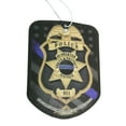thumbnail image 1 of Police Support Badge Car Air Freshener ( Tactical Black ICE Scent ), 1 of 4