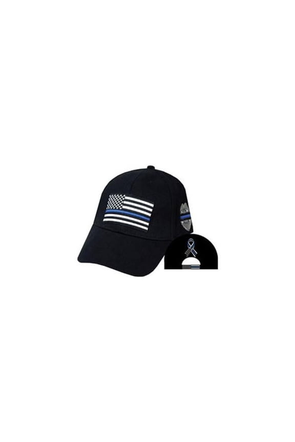 Police Thin Line Cap Blue