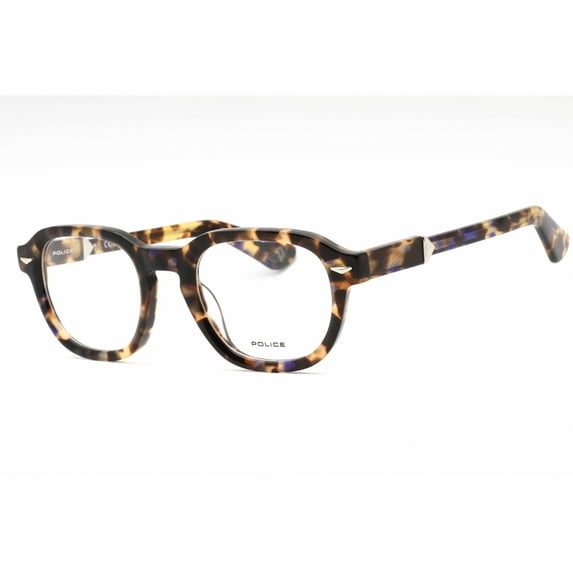 Police VPLG81 0744 Men's Tortoise Plastic Full Rim Eyeglasses