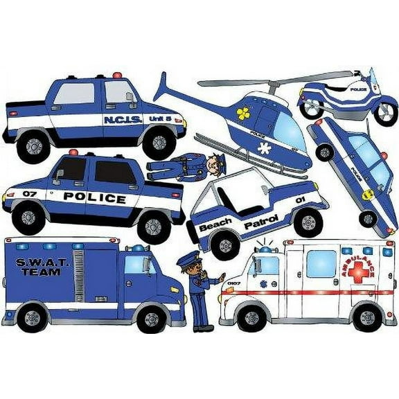 Police Wall Stickers / Decals