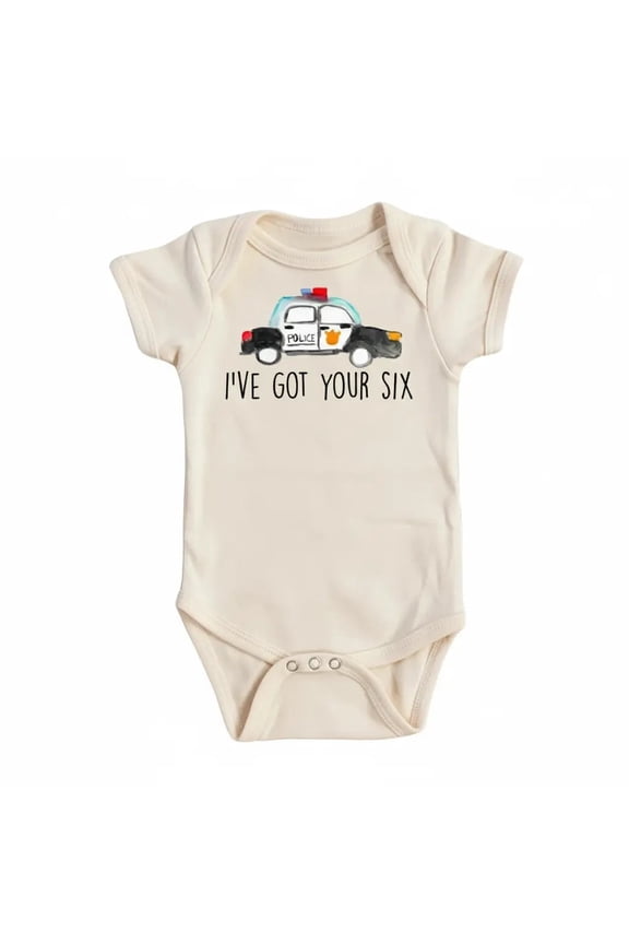 Police Your Six Newborn Baby Bodysuit