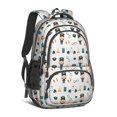 thumbnail image 1 of Police and Megaphone White Pattern Cute School Backpack Bag with Padded Back and Adjustable Shoulder Straps 16.9 X 12.6 X 5.9 Inches, 1 of 5