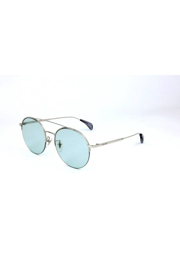 sunglasses SPL741 WOMAN 54/18/135 0H48 SHINY PALLADIUM W/GREY PARTS