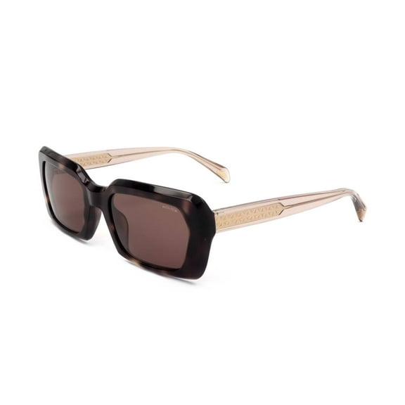 Police sunglasses SPLG21 WOMAN 53/22/140 07UX SHINY BROWN BEIGE HAVANA