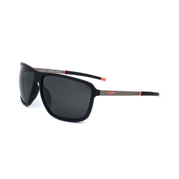Police sunglasses SPLL15 MAN 65/13/135 T17X GRIGIO SCURO PERLATO OPACO