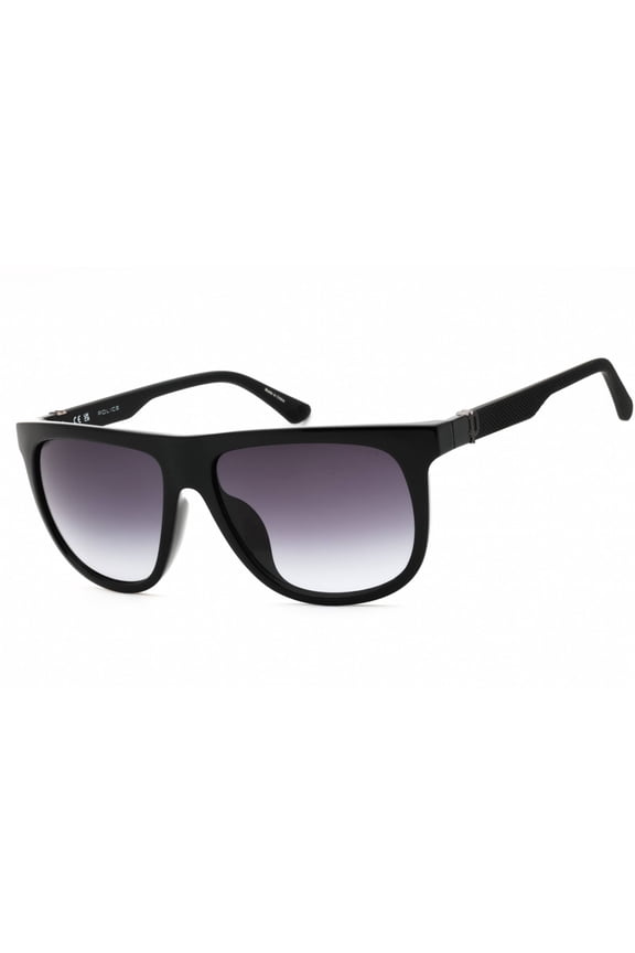 SPLN33 0Z42 Men's Shiny Black Full Rim Frame Sunglasses