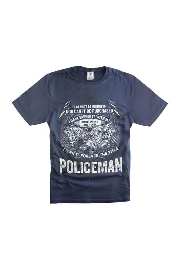Policeman Patriotic Shirt Men's Police Shirts Policemen Gifts Police Officer Shirts