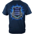 thumbnail image 1 of Policeman's Prayer T-shirt by , Blue, 1 of 2