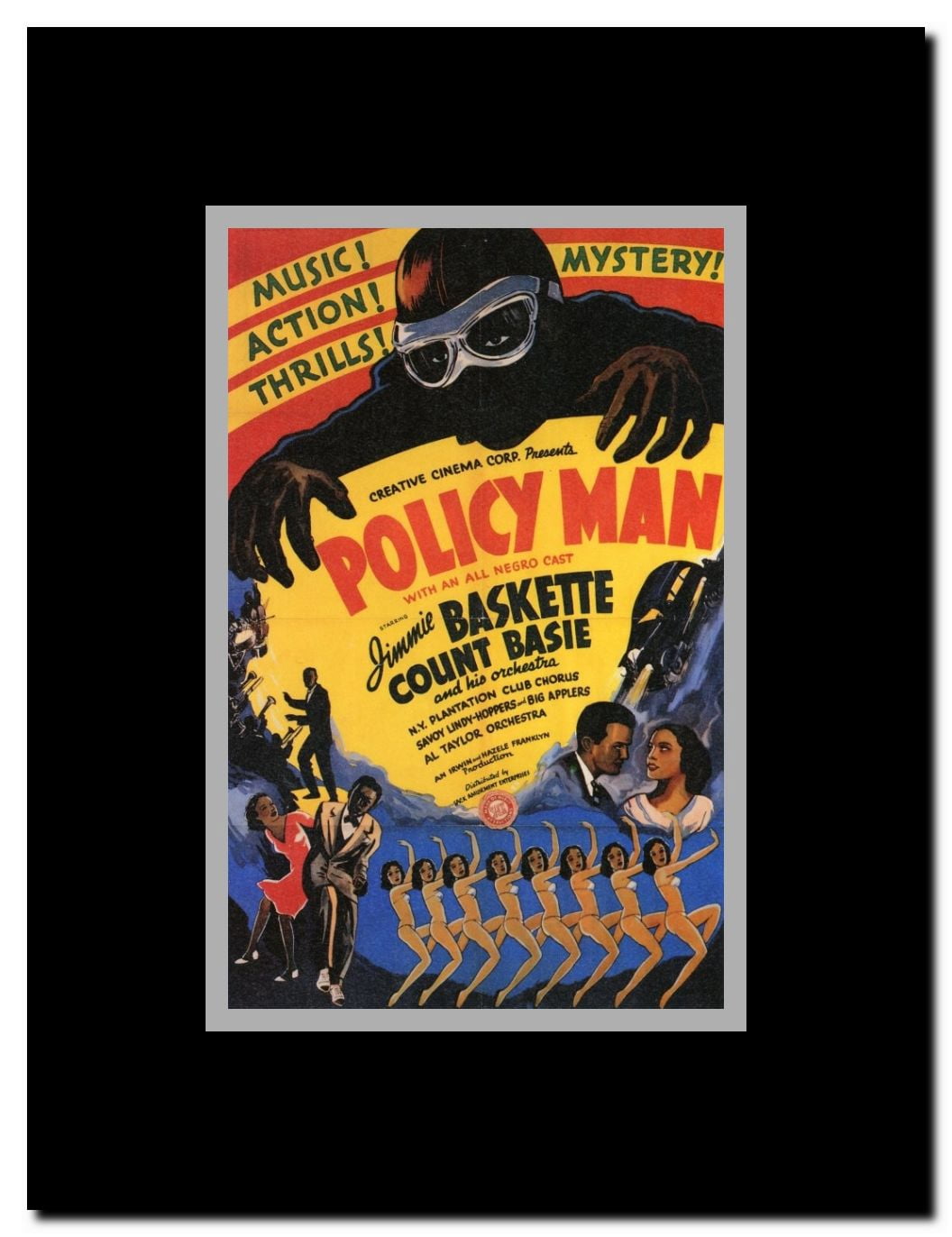 Policy Man Framed Movie Poster