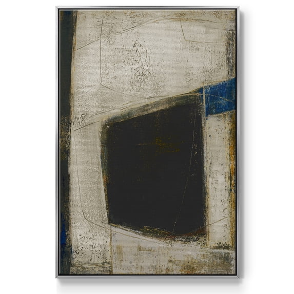 Policy of Truth II Framed Premium Gallery Wrapped Canvas - Ready to Hang - 17 x 25 - Silver Floating Frame