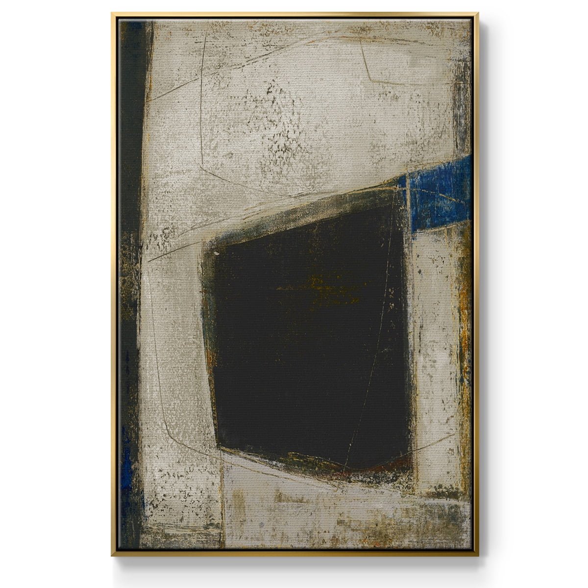 Policy of Truth II Framed Premium Gallery Wrapped Canvas - Ready to Hang - 25 x 37 - Gold Floating Frame